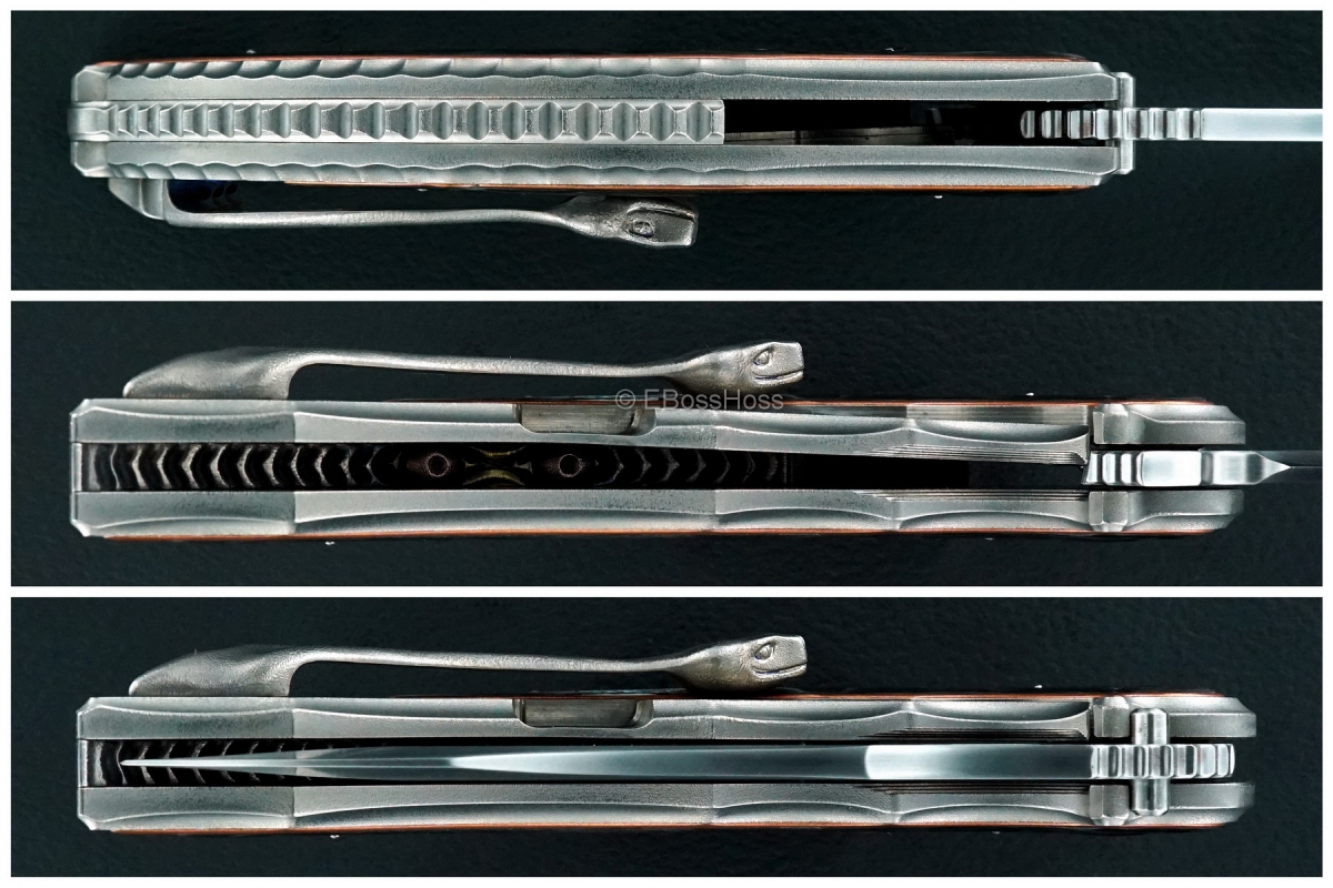 Korth Cutlery Custom Deluxe Reptile Flipper