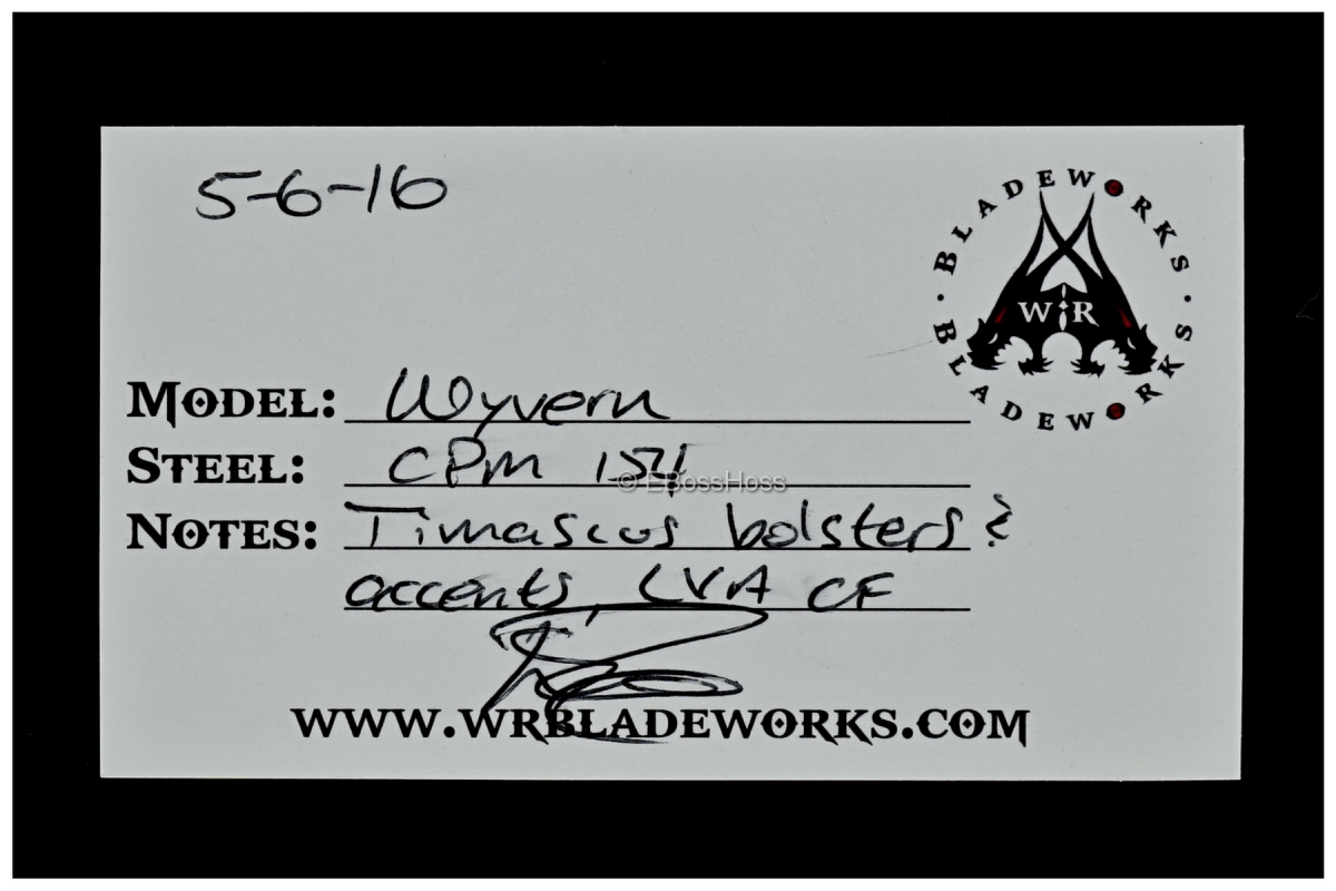 WR Bladeworks (Walter Randolph) Deluxe Custom Wyvern Flipper