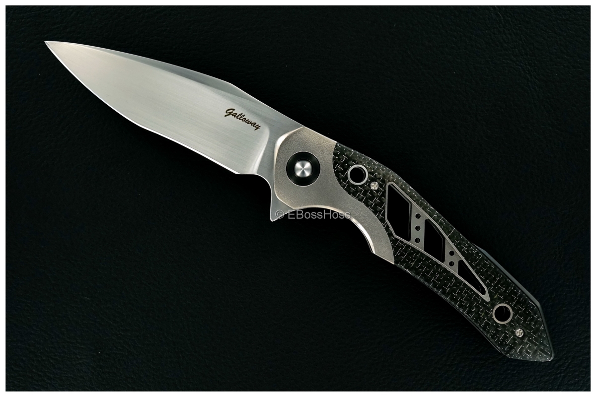 Daniel Galloway Custom Very-Deluxe Bentley Bolsterlock Flipper