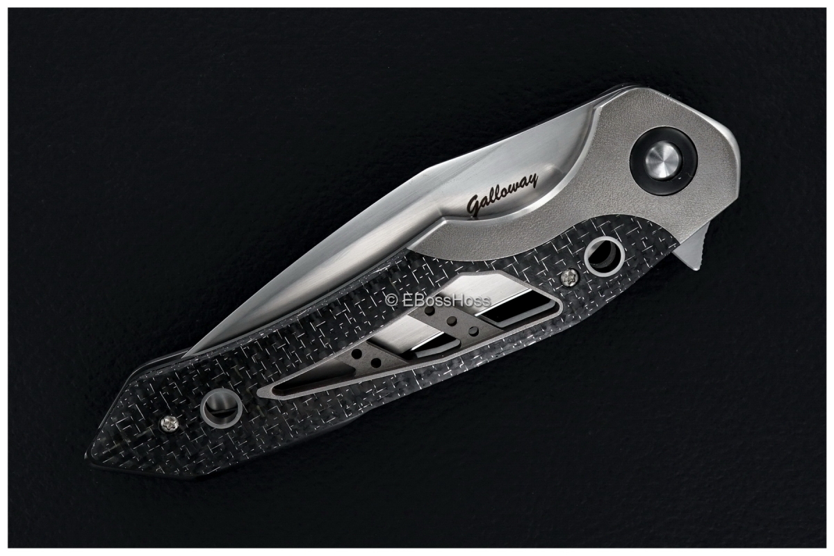 Daniel Galloway Custom Very-Deluxe Bentley Bolsterlock Flipper