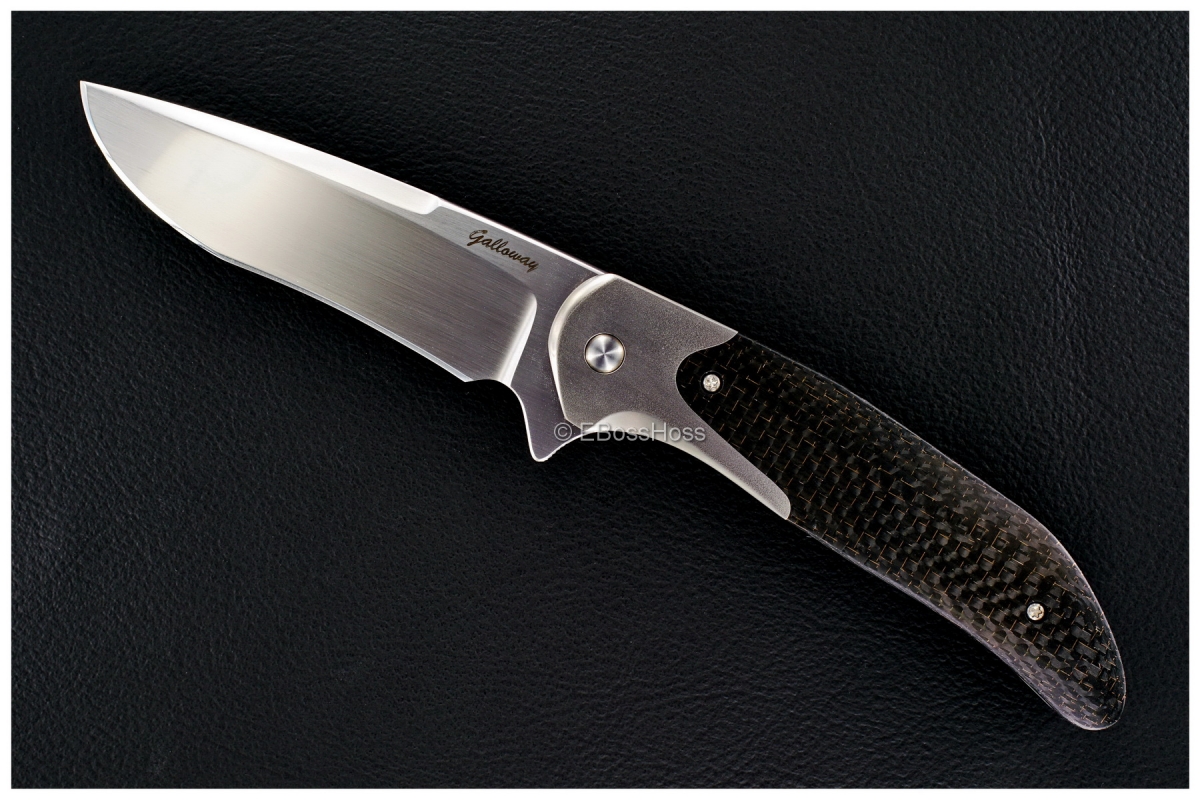 Daniel Galloway Custom Deluxe Bolsterlock Mongoose Flipper