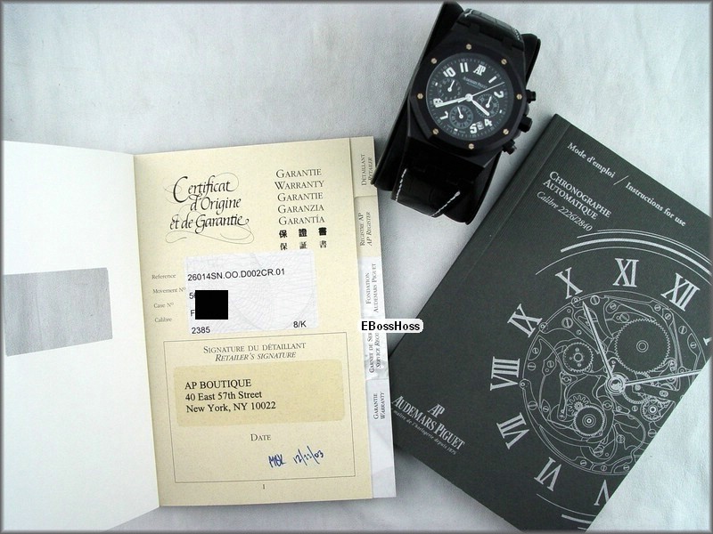 AP Royal Oak La Boutique PVD