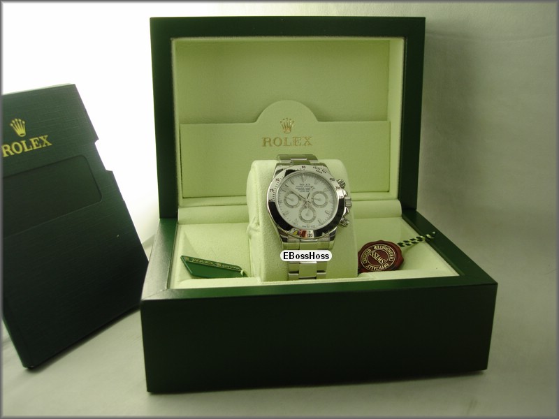 Rolex Oyster Cosmograph Daytona (SS; White)