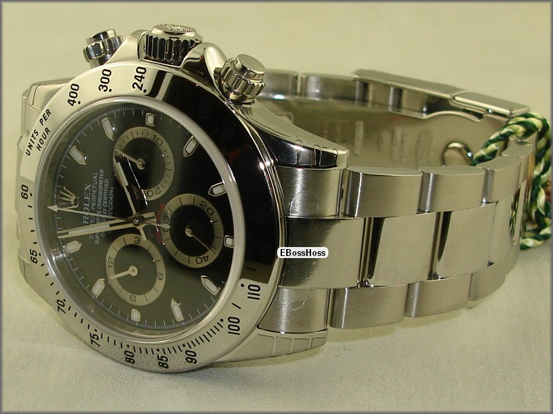Rolex Oyster Cosmograph Daytona (SS; Black)