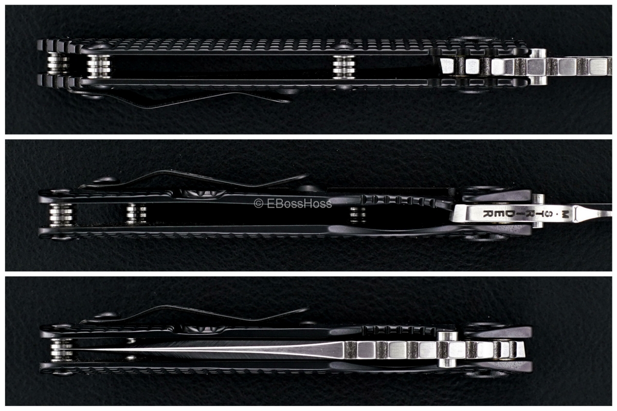 Mick Strider Custom Nightmare Tanto SnG Tanto w/Black Titanium FRAG Handles