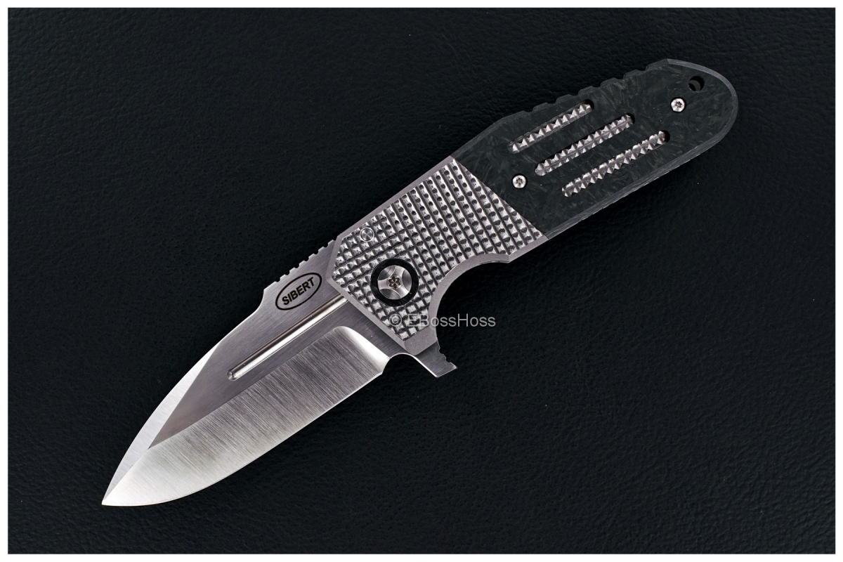 Shane Sibert Custom Bolsterlock Mini Pocket Rocket with 3-D Roller Pocket Clip