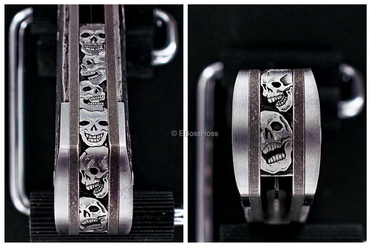 Tom Ferry Engraved Skull Crusher Radical Flipper