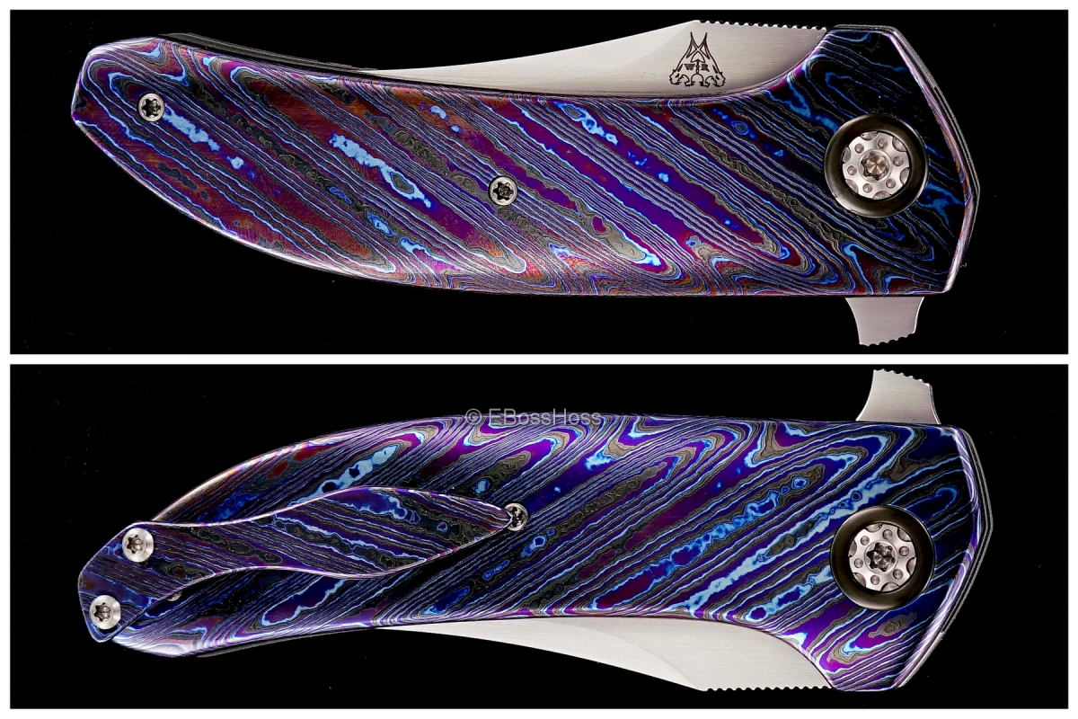 Walter Randolph (WR Bladeworks) Custom Very Deluxe Mini Persian Flipper