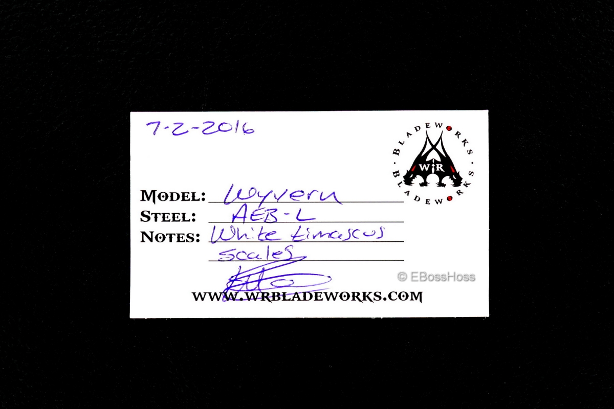 Walter Randolph (WR Bladeworks) Custom Deluxe Wyvern Flipper