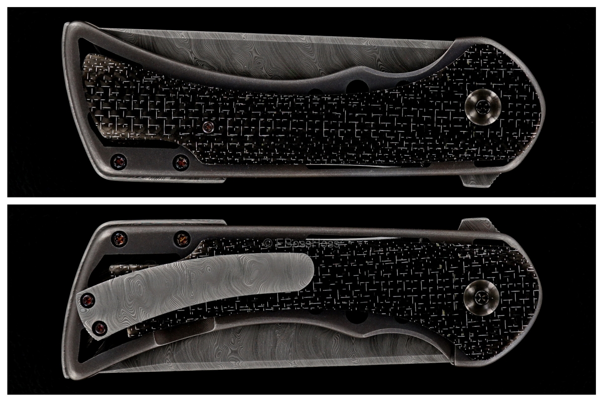 Rick Barrett Custom Tanto Honor Flipper
