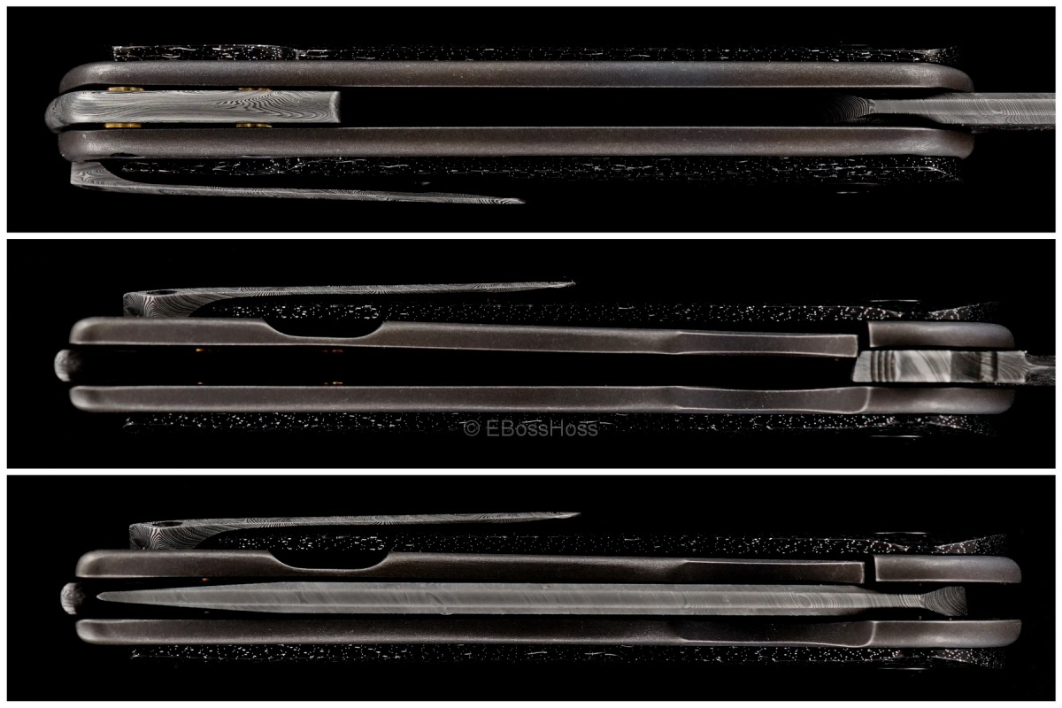 Rick Barrett Custom Tanto Honor Flipper