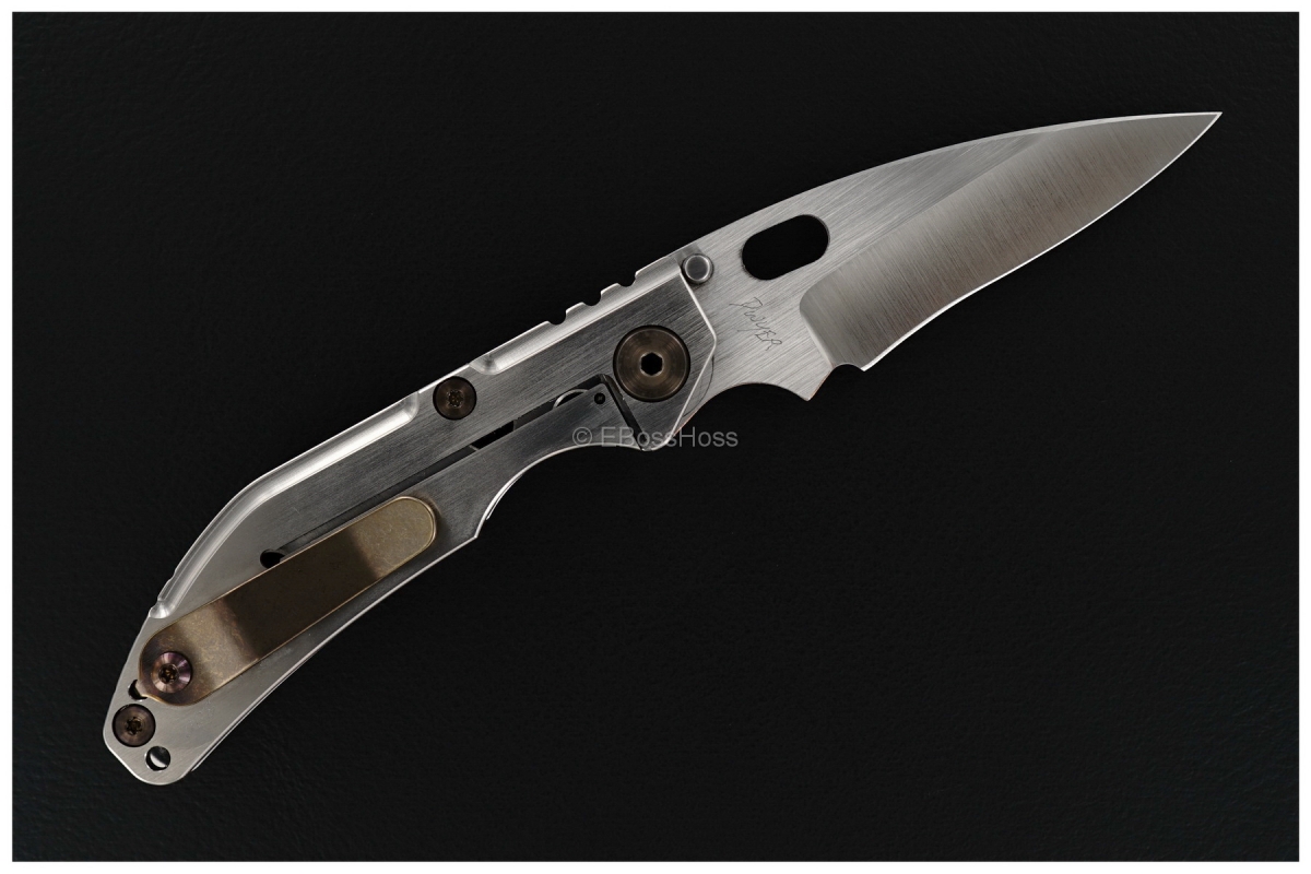 Duane Dwyer (Strider Knives) Custom BBN-M Recurve Pike Folder