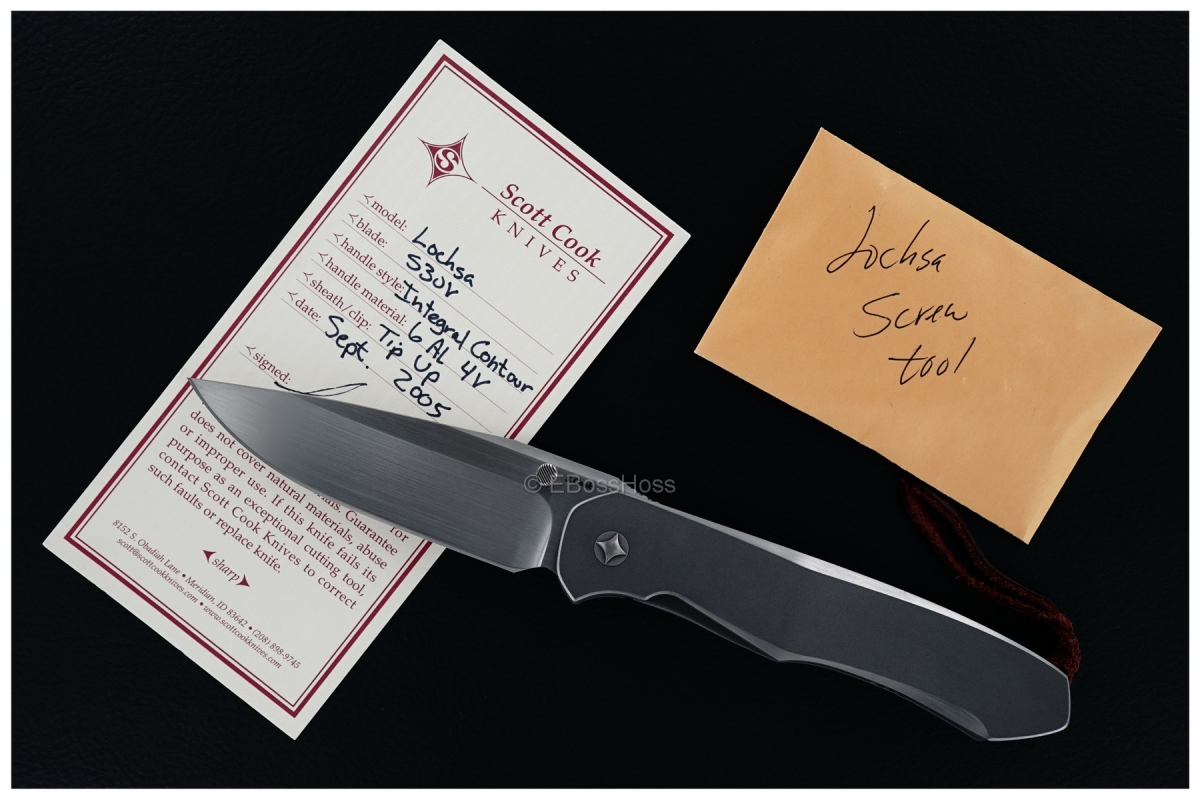 Scott Cook Custom Integral-Handle Lochsa