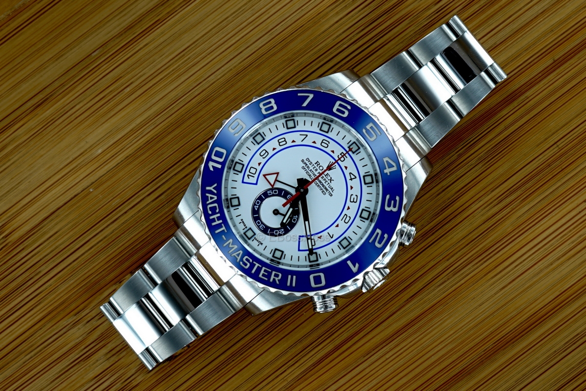 Rolex YACHT-MASTER II: Ref 116680 -- 44 mm Case , Cerachrom Bezel, 904L Steel