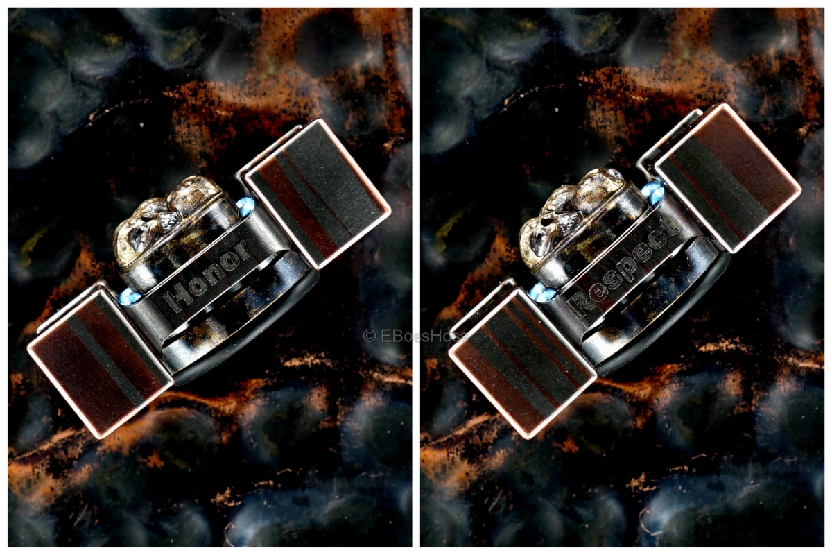 Steel Flame Deluxe Super-Conductor XL Ring Spin with Pile of Skulls Plug