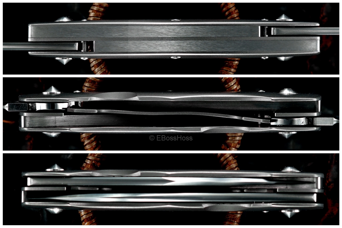 Bob Lum Custom 2-Blade Linerlock Wharncliffe Trapper