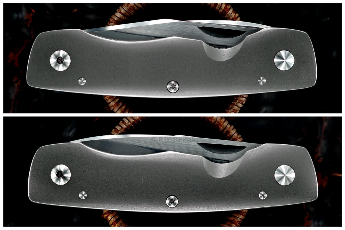 Bob Lum Custom 2-Blade Linerlock Wharncliffe Trapper