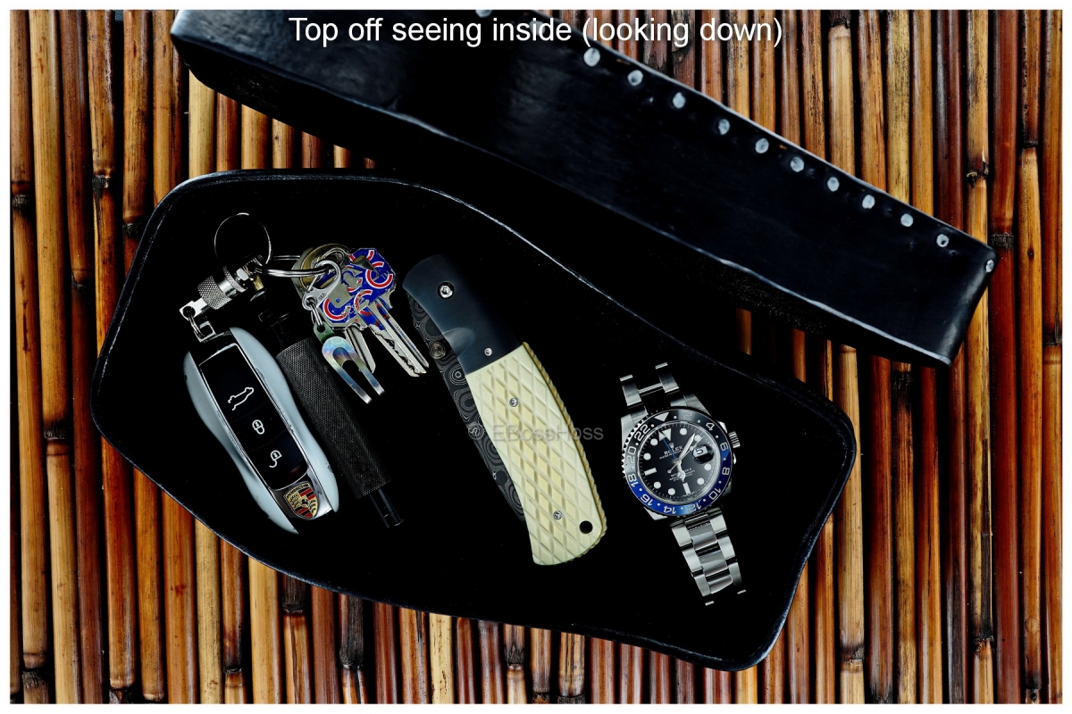 Hand-made Custom Leather Coffin Valet by Starlingear's Greg Everett, Leathersmith