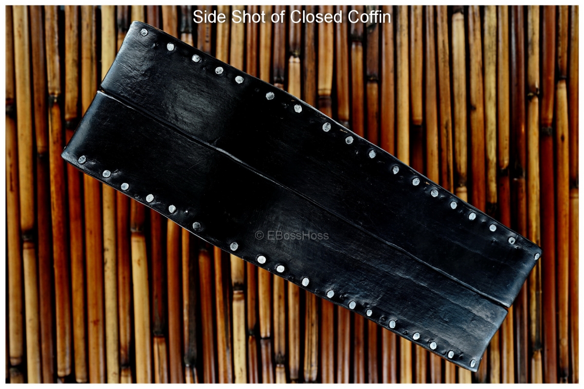 Hand-made Custom Leather Coffin Valet by Starlingear's Greg Everett, Leathersmith