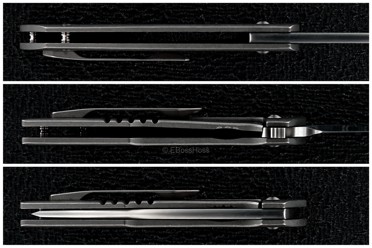 John Barker Custom Hachidori Tanto Flipper