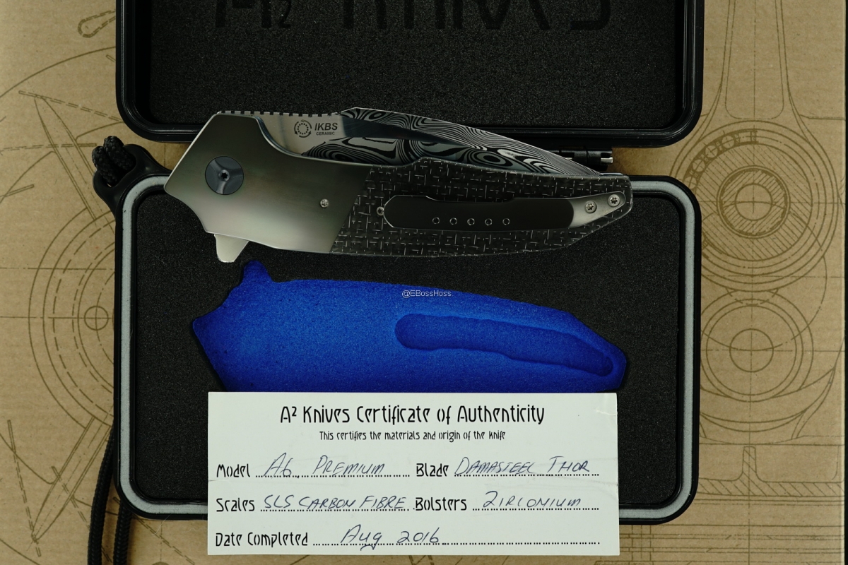 A2 Knives (Andre Thorburn & Andre van Heerden) & Tashi Bharucha Custom Premium A6 Flipper Collaboration