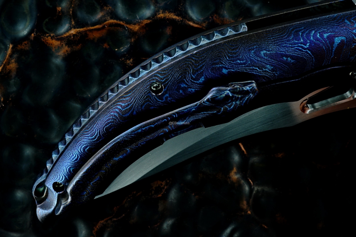Rick Lala (Korth Cutlery) Custom Deluxe Reptile Flipper