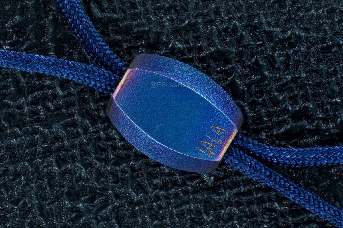 A Pair of Rick Lala (Korth) Hand-ground Titanium Beads