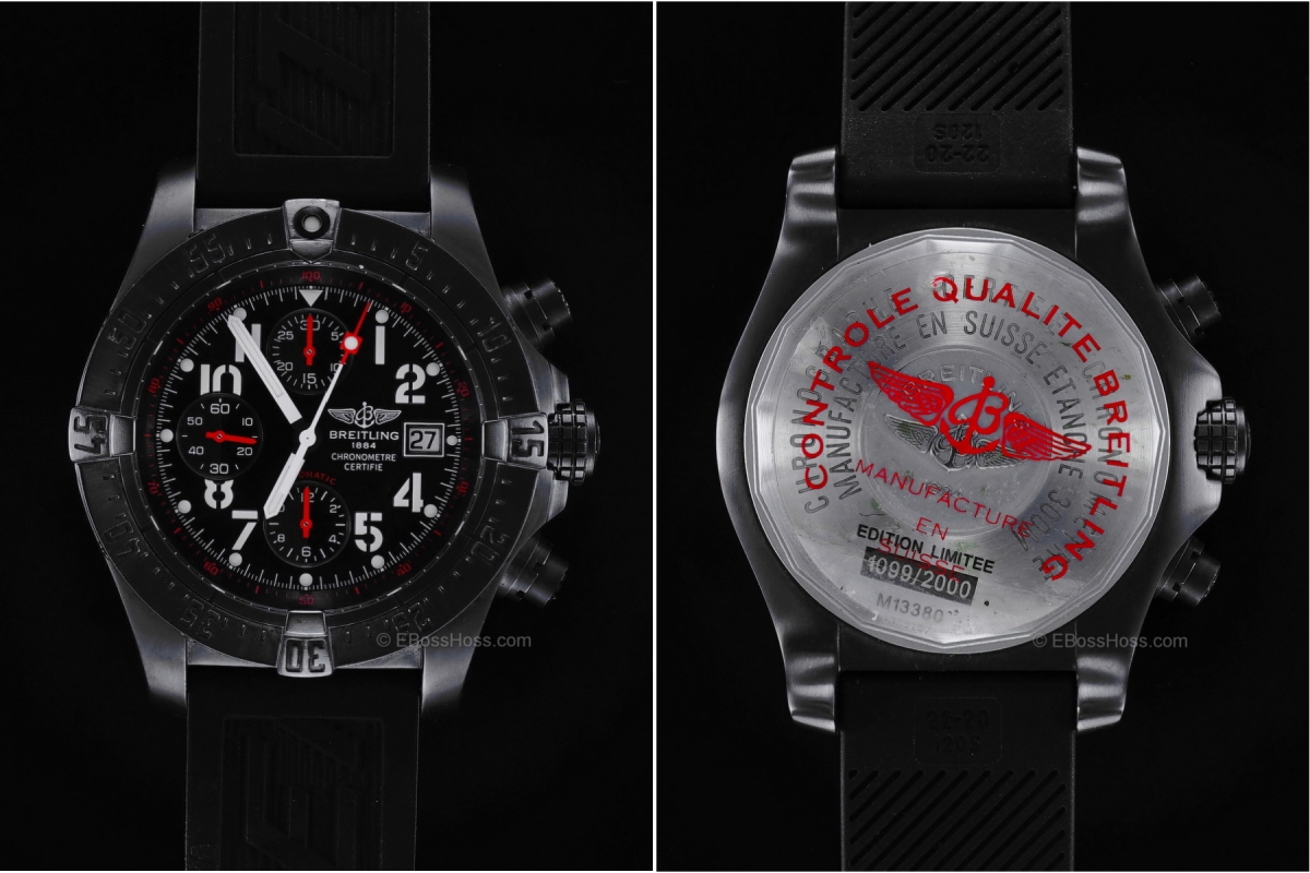 Breitling Avenger Skyland Blacksteel - M13380