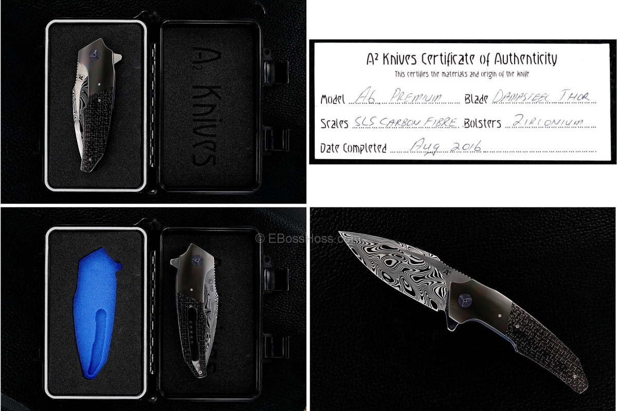 A2 Knives (Andre Thorburn & Andre van Heerden) & Tashi Bharucha Custom A6 Premium Flipper Collaboration