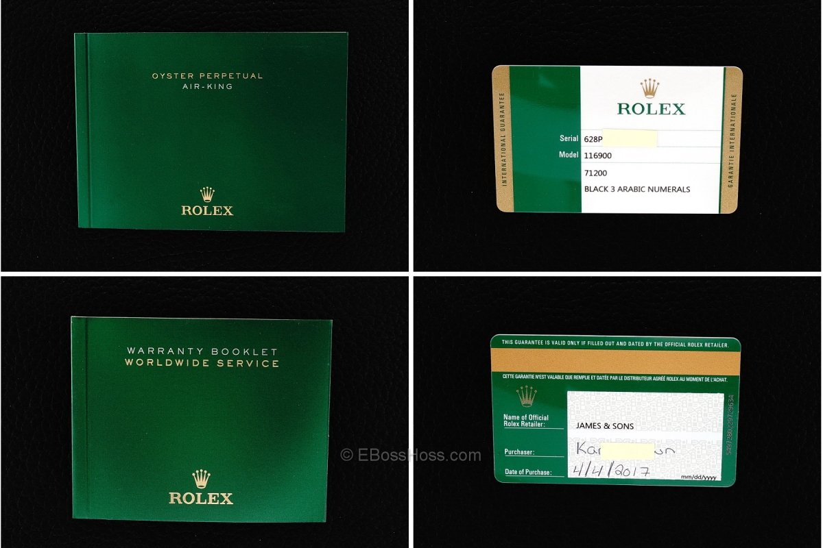 Rolex AIR-KING: Ref 116900