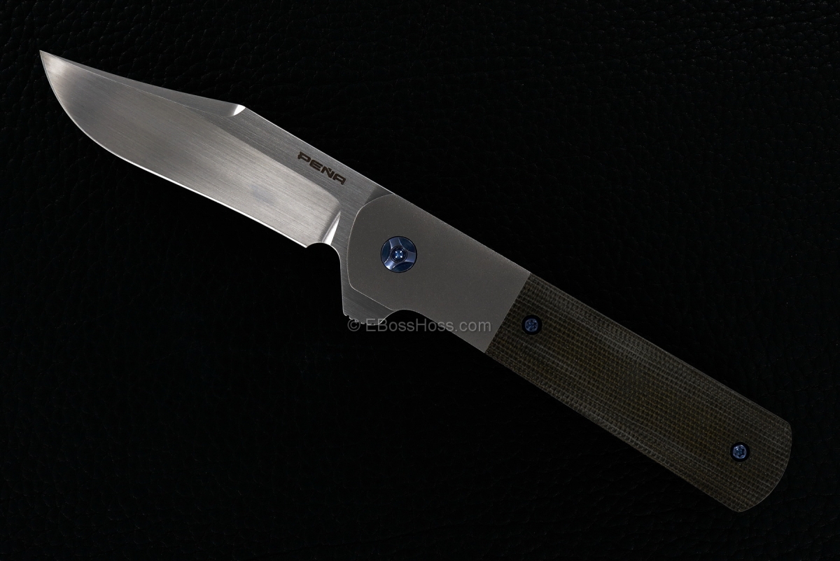 Enrique Peña Custom Integral Bolsterlock Barlow Flipper