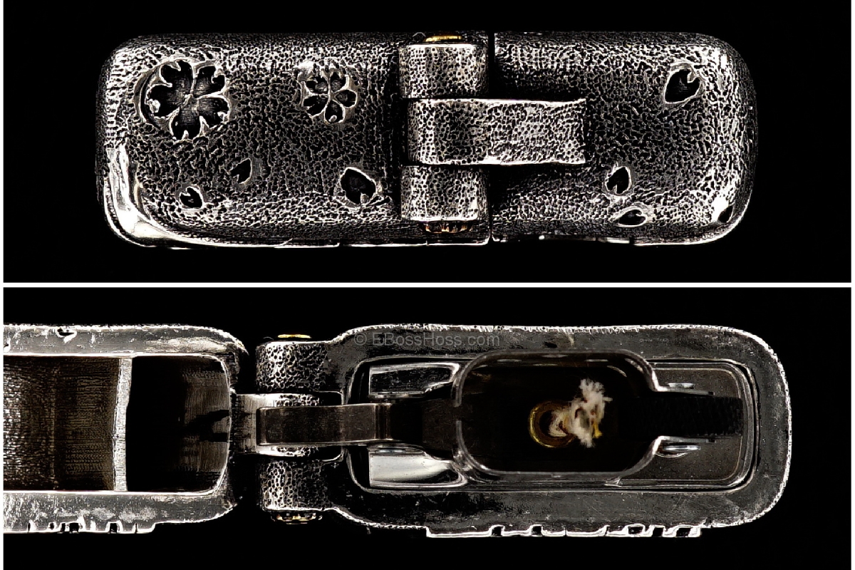 Starlingear Custom Cast Sterling-Silver Sakura Zippo Lighter