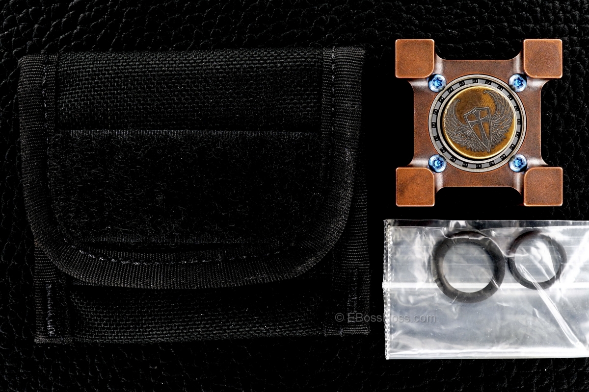 Steel Flame Tellurium Copper Ring Spin with Plug