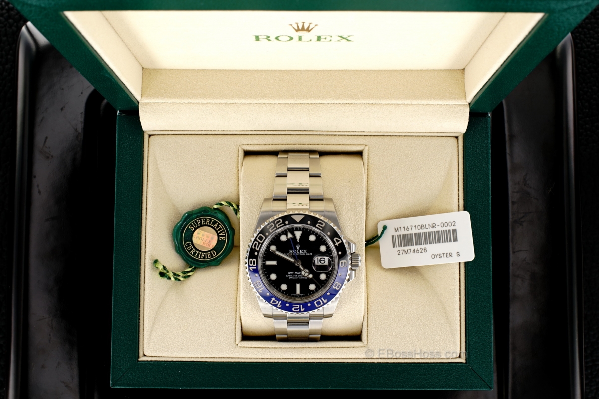 ROLEX GMT Master II 116710 BLNR - Batman