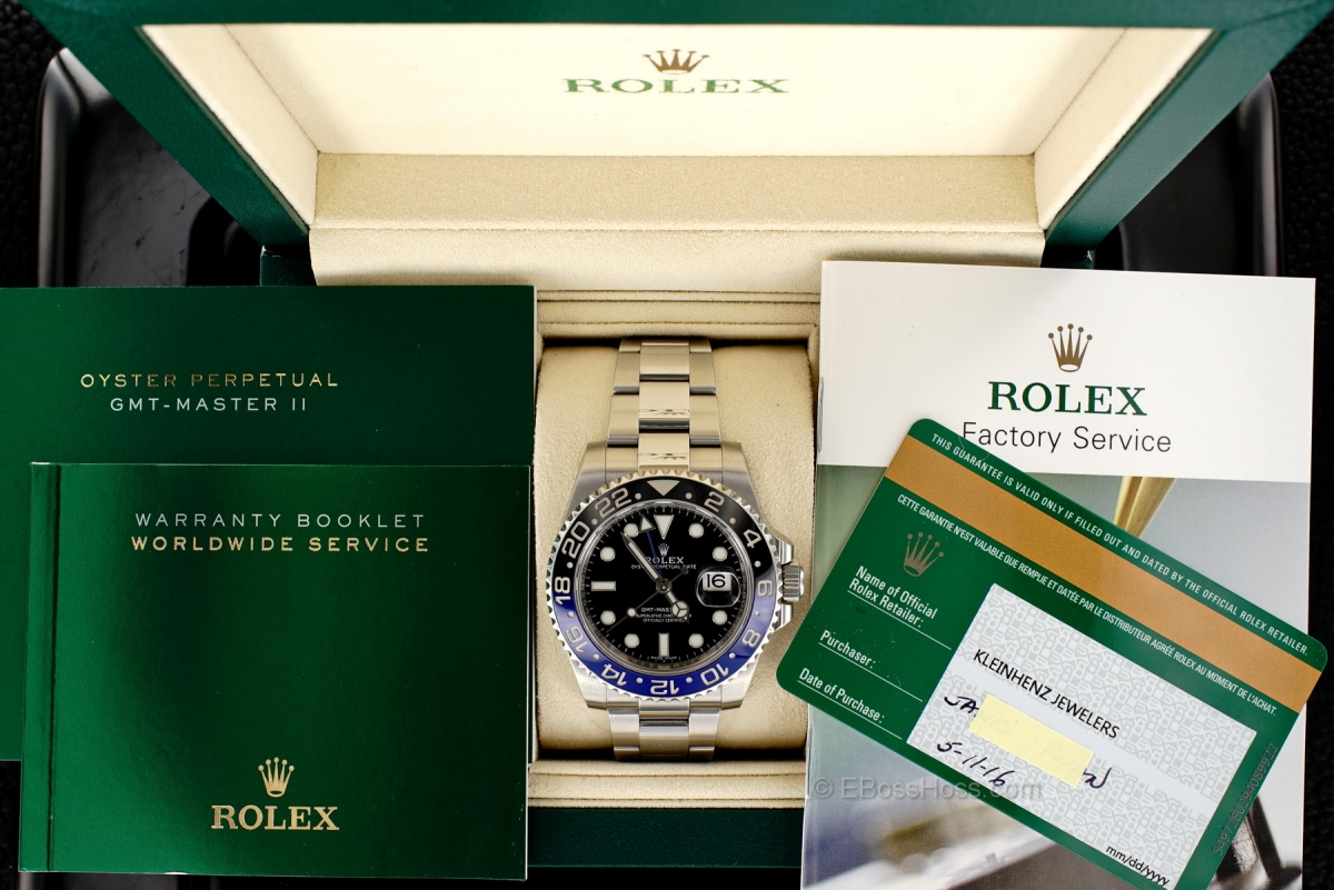 ROLEX GMT Master II 116710 BLNR - Batman