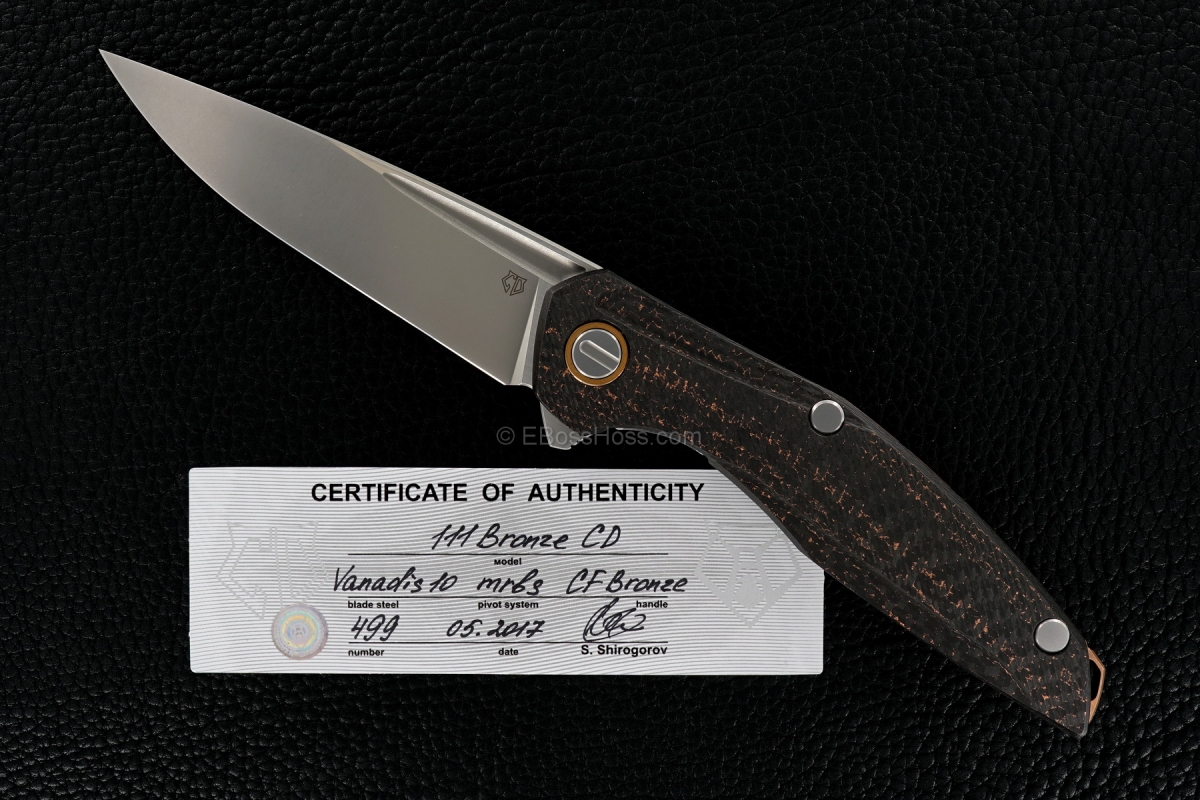 Sergey Shirogorov Custom Division Model 111 Bronze Flipper