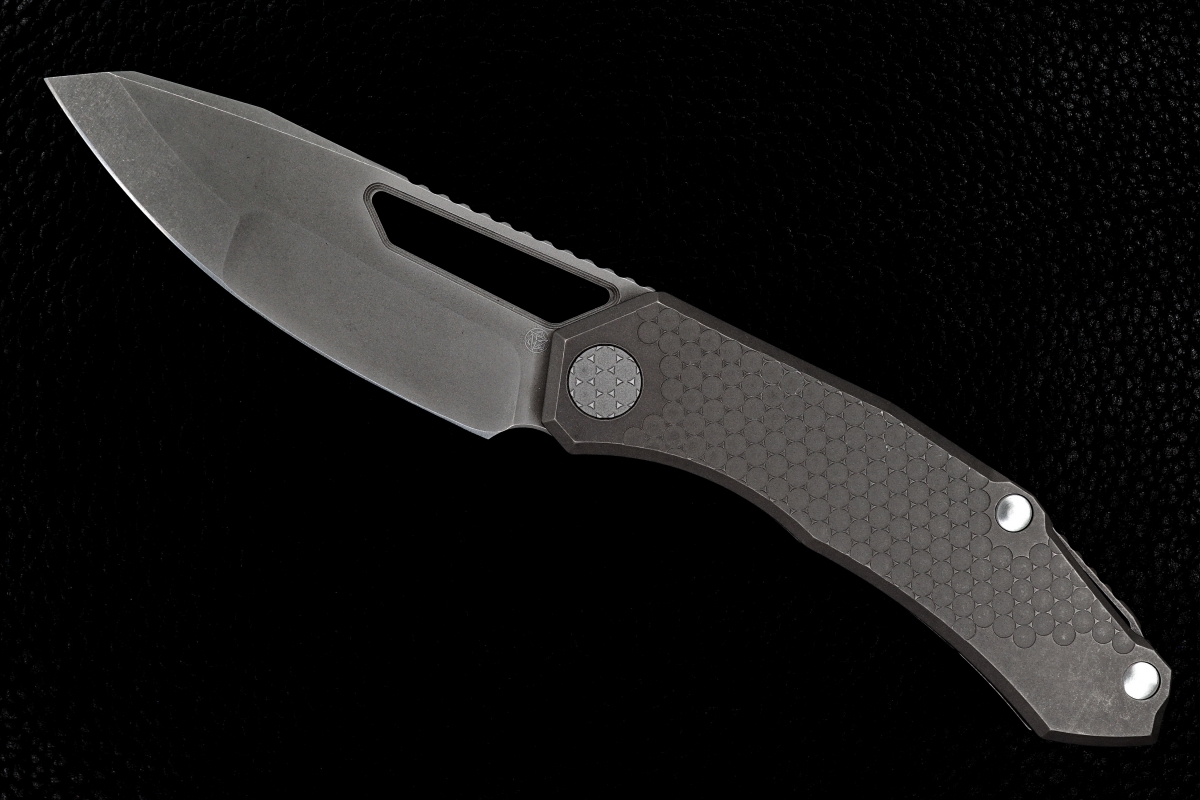 D Munroe Custom Hextured Warg MK1 Framelock Folder