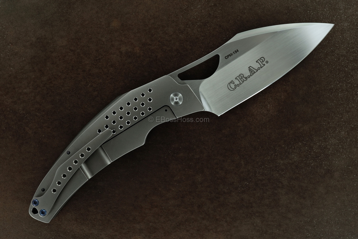 Tashi Bharucha Custom C.R.A.P Machine Framelock Folder