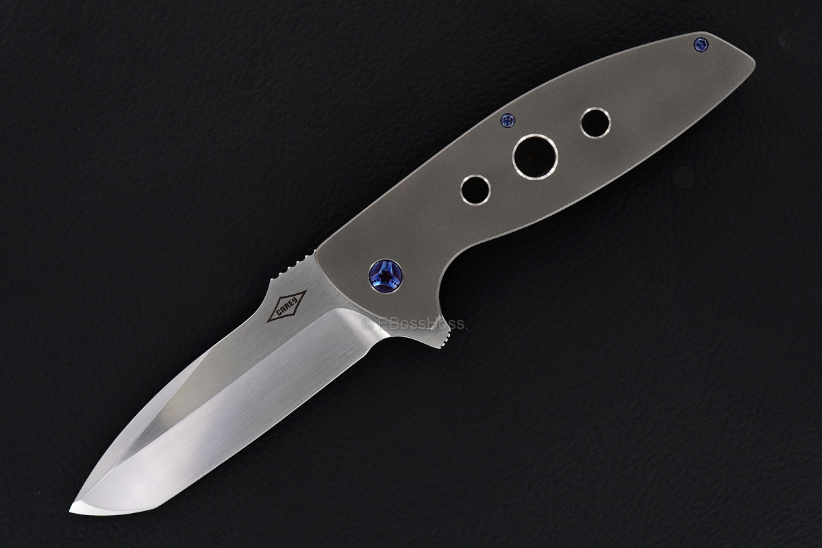 Peter Carey Custom Cayman Tanto Flipper