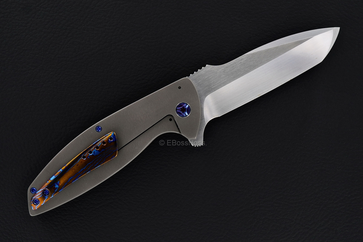 Peter Carey Custom Cayman Tanto Flipper