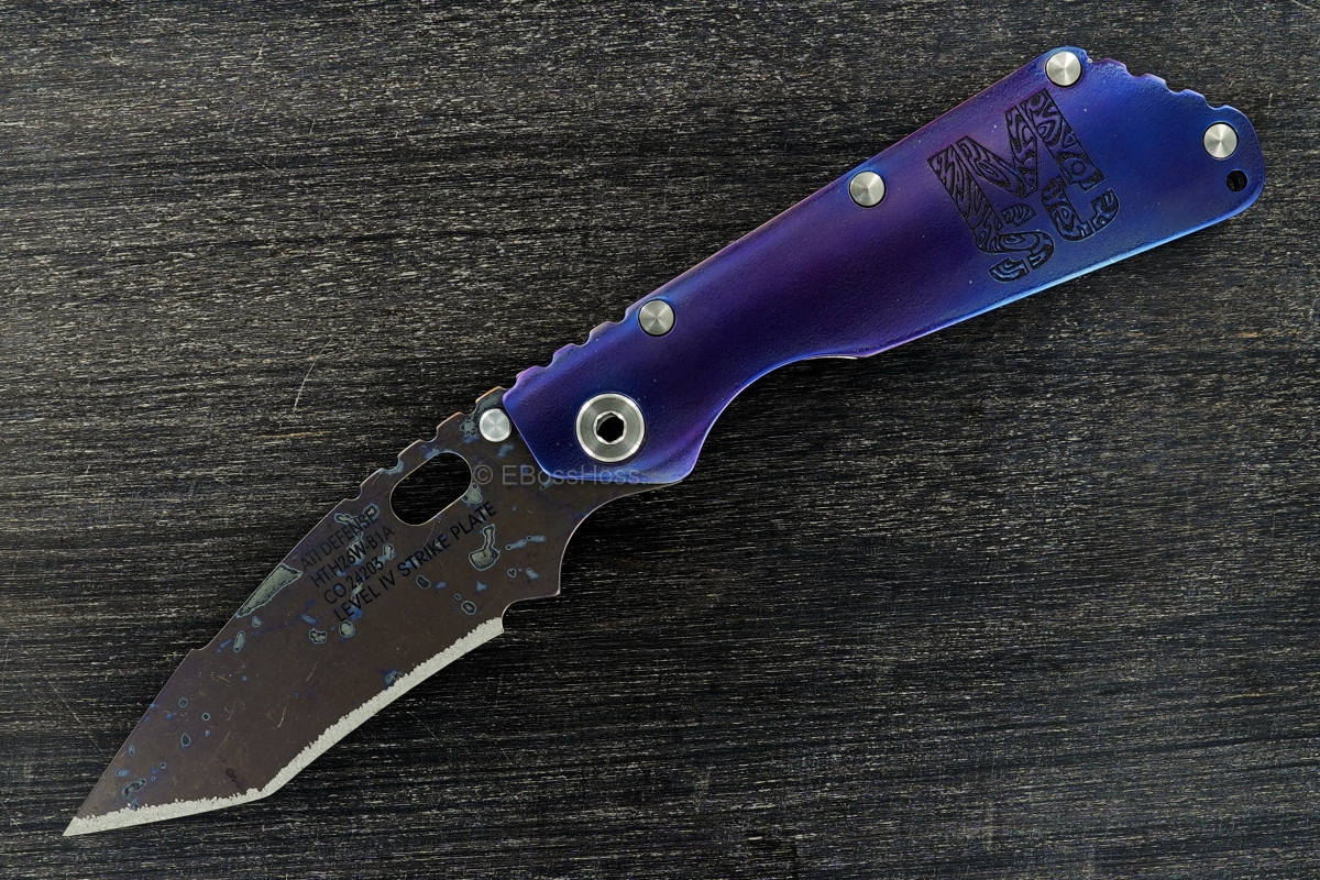 Mick Strider - Jeremy Horton-ground Custom Strike Plate Tanto Harpoon XL SnG