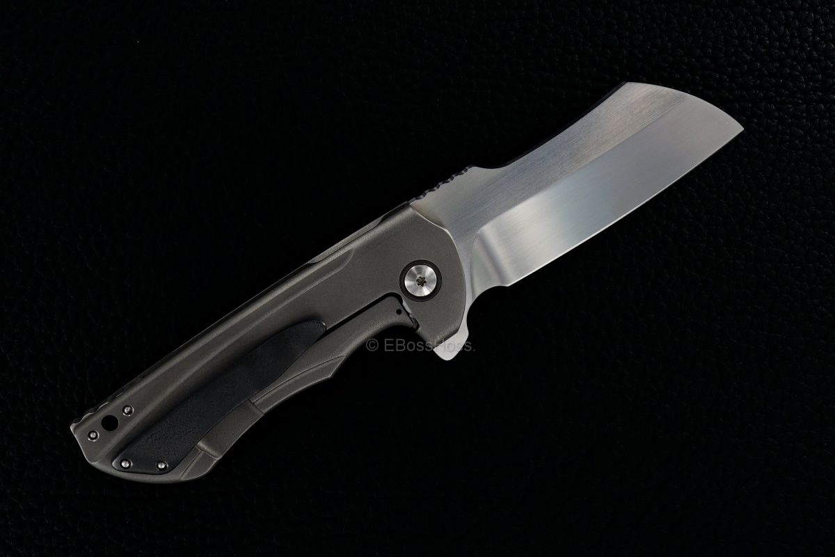 Michael Burch (Burchtree Bladeworks) Custom Chisel-ground Slim Dao Flipper