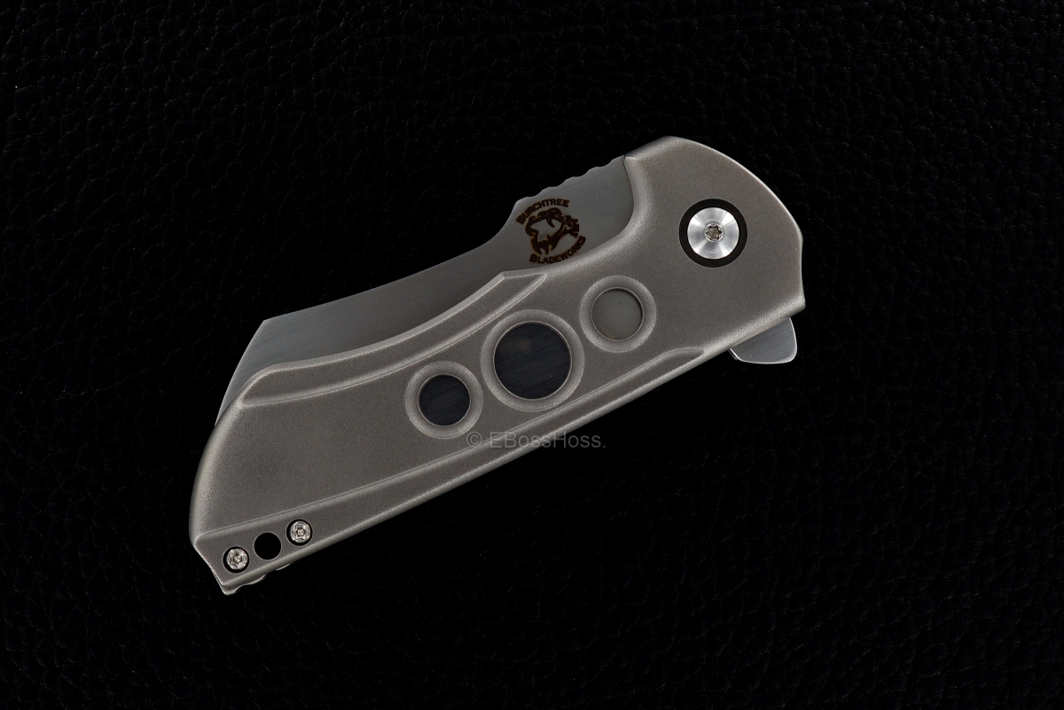 Michael Burch (Burchtree Bladeworks) Custom Chisel-ground Slim Dao Flipper