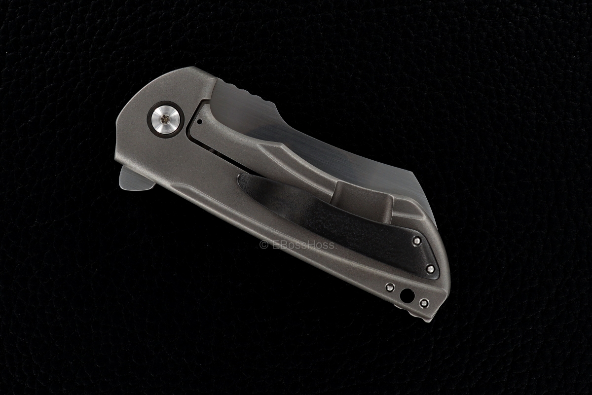 Michael Burch (Burchtree Bladeworks) Custom Chisel-ground Slim Dao Flipper