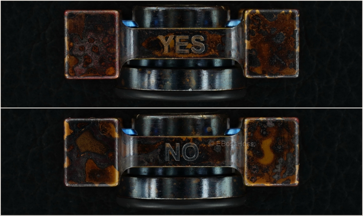 Steel Flame Compass Rose Bronze Ring Spin KillboX with Slug