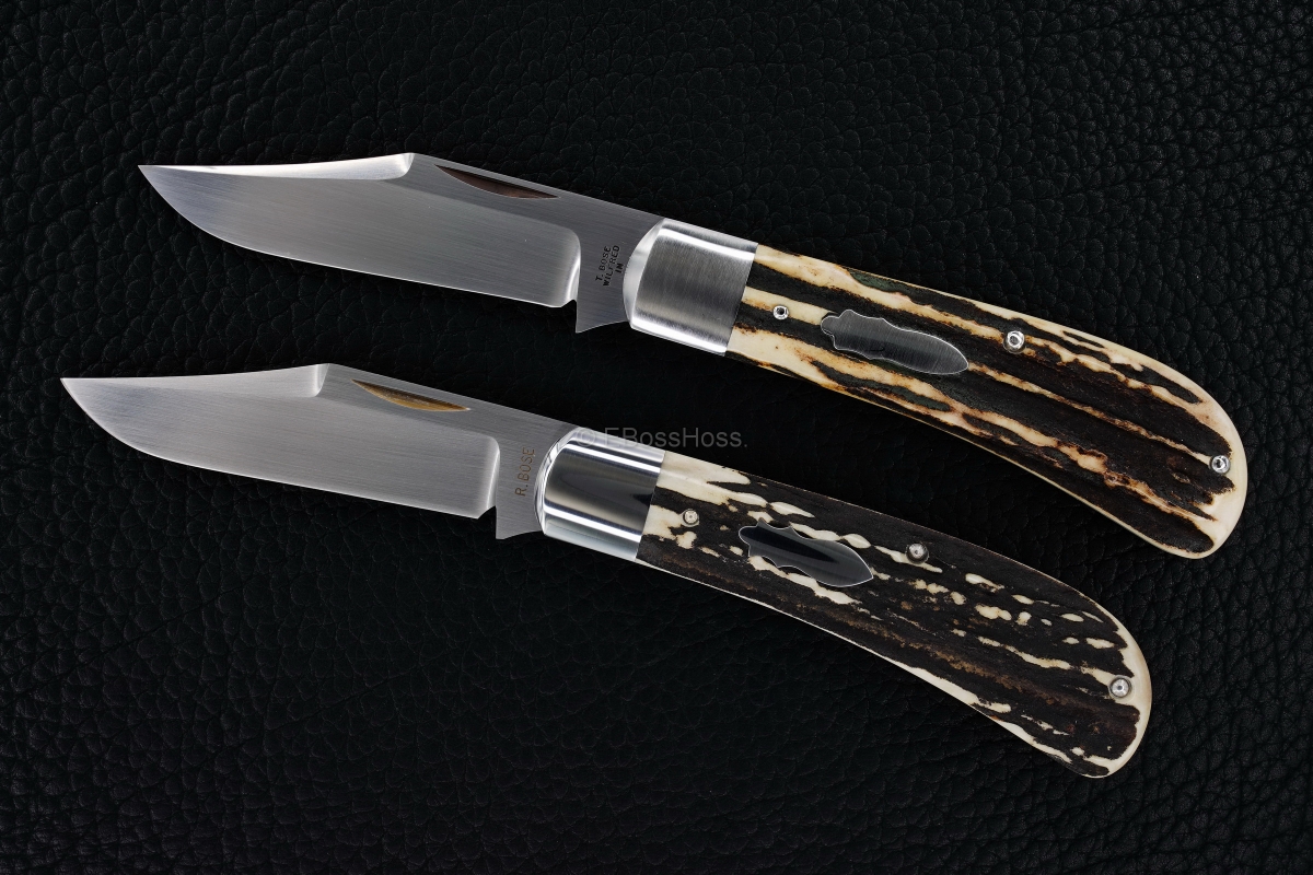 Tony Bose and Reese Bose Custom Bolstered Slip Joints