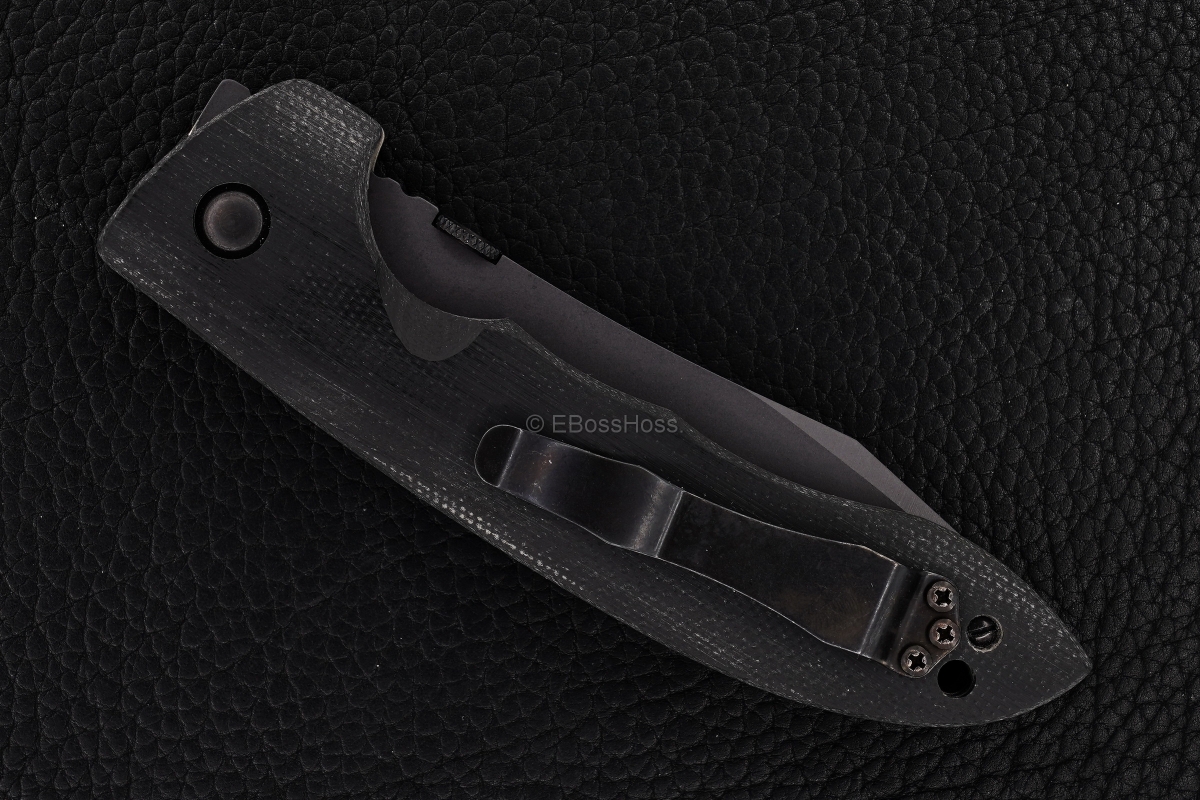 Ernie Emerson Contoured-handle Black CQC-8