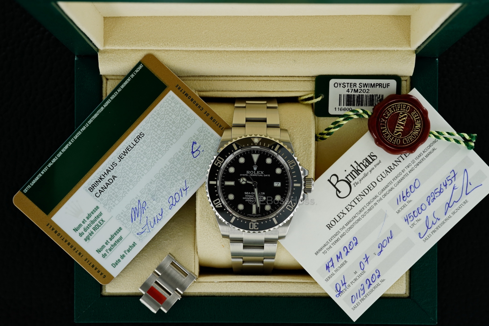 ROLEX SEA-DWELLER 4000 - Ref. 116600