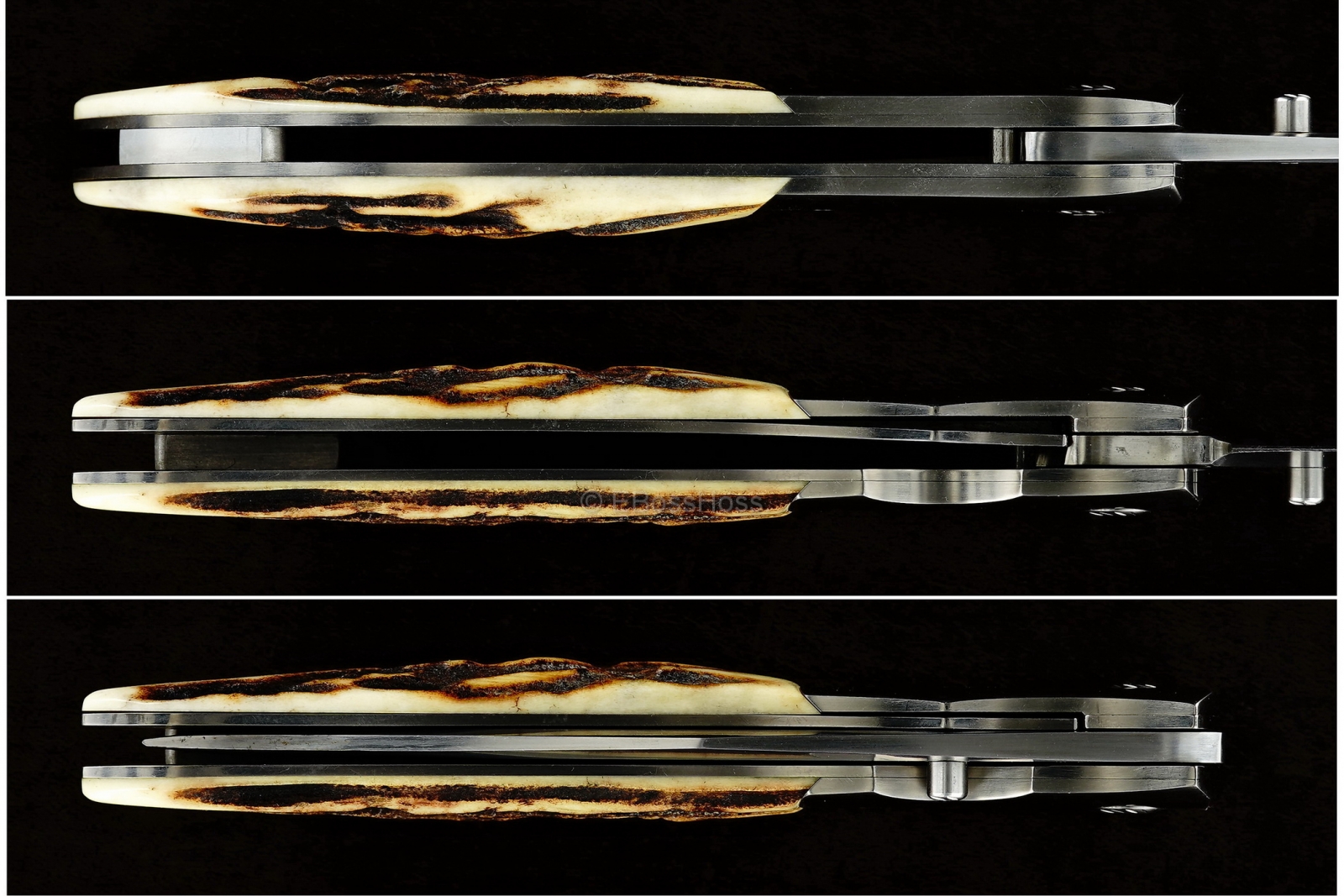 Ernest Emerson Custom Halfmoon Stag Pretac - Viper Series Predecessor