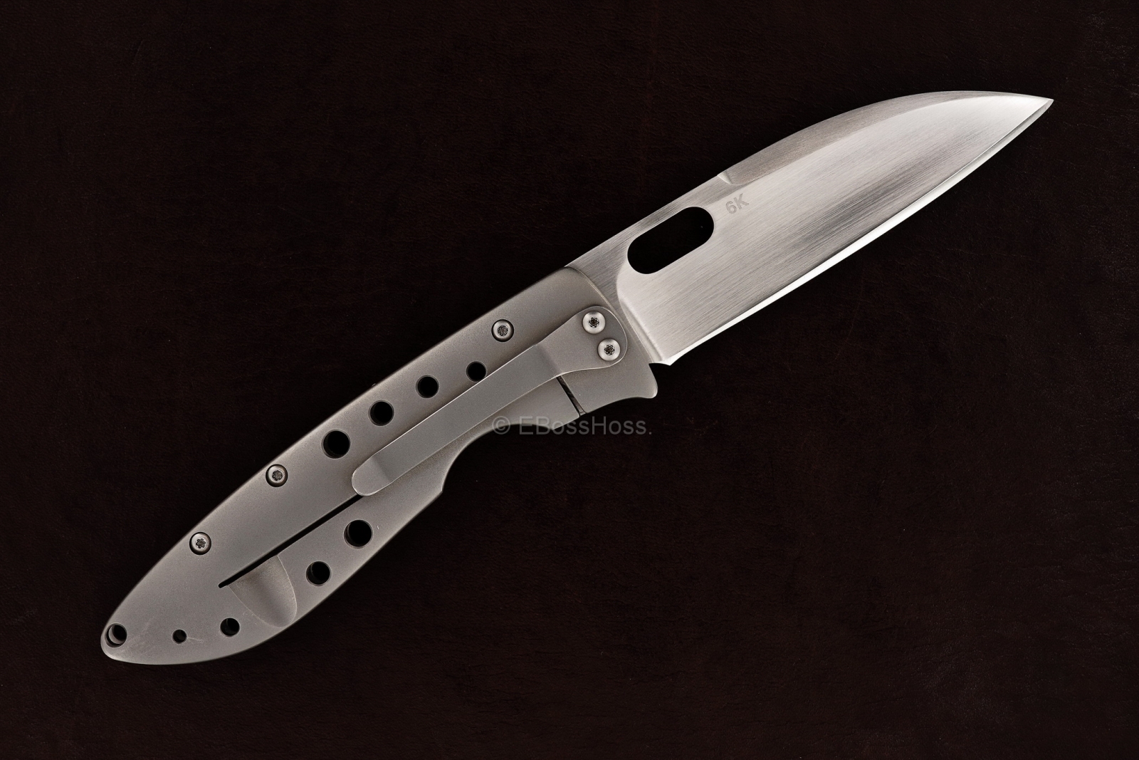 Tom Mayo Custom 6K Wharncliffe Framelock Folder